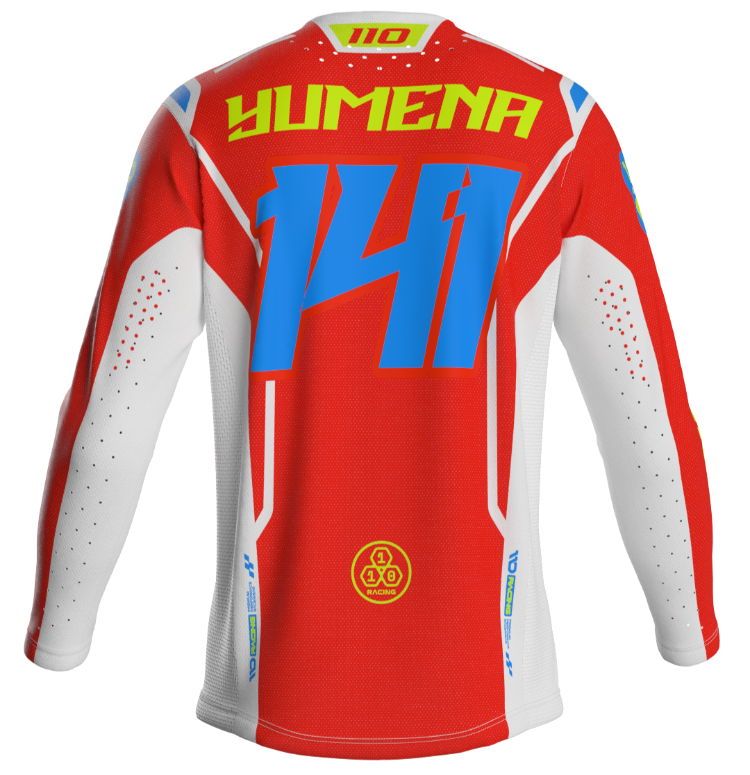 110 RACING // ELEVATED 25' SPRING 2.0 YOUTH JERSEY - SPRING RED