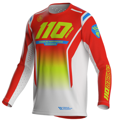 110 RACING // ELEVATED 25' SPRING 2.0 YOUTH JERSEY - SPRING RED