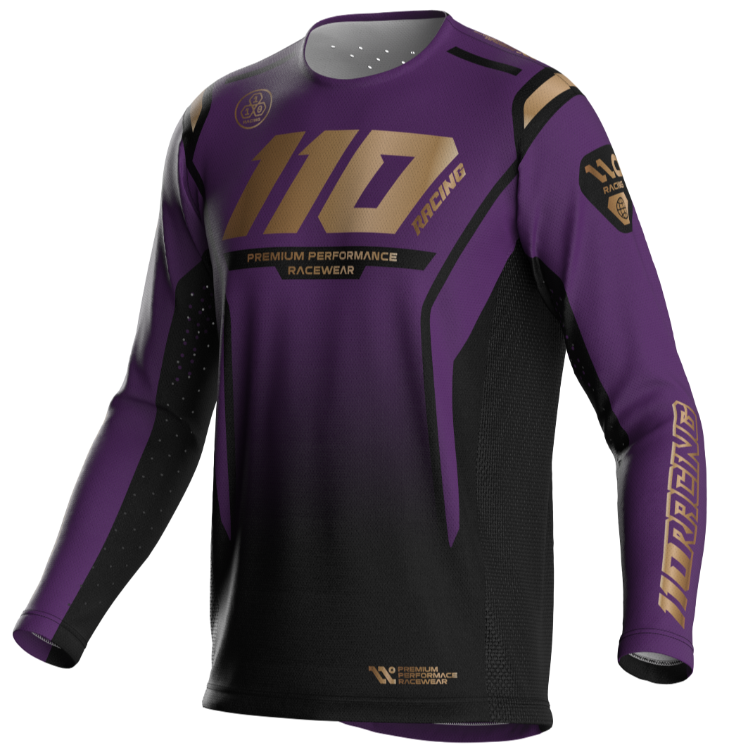 110 RACING // ELEVATED 25' SPRING 2.0 JERSEY - PLUM