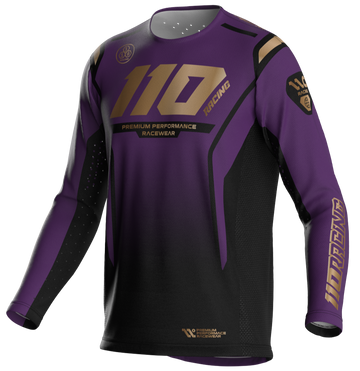 110 RACING // ELEVATED 25' SPRING 2.0 YOUTH JERSEY - PLUM