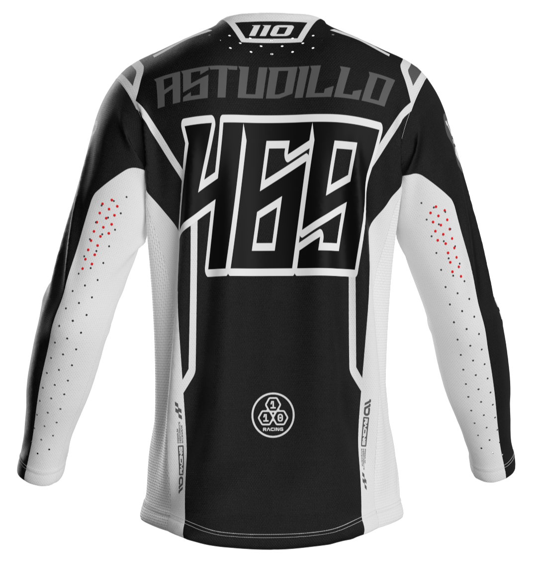 110 RACING // ELEVATED 25' SPRING 2.0 JERSEY - GRAPHITE
