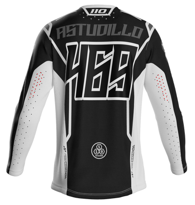 110 RACING // ELEVATED 25' SPRING 2.0 JERSEY - GRAPHITE