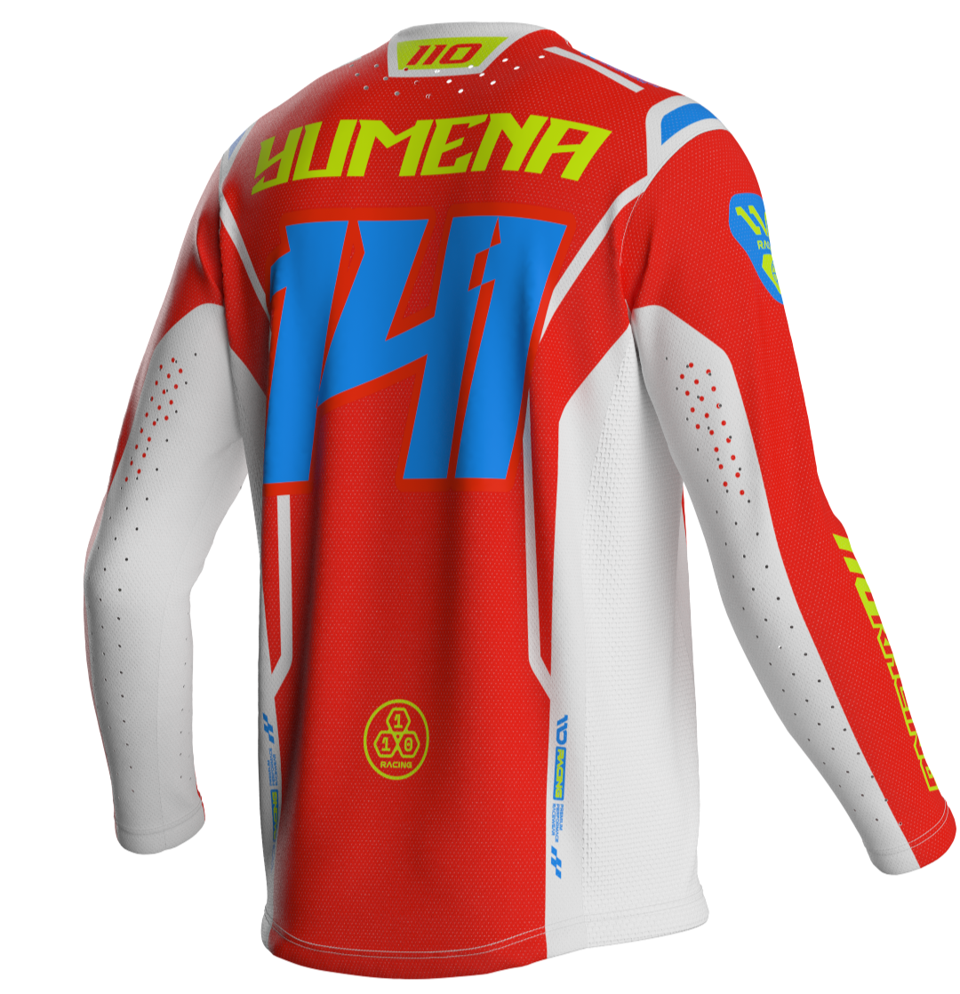 110 RACING // ELEVATED 25' SPRING 2.0 YOUTH JERSEY - SPRING RED