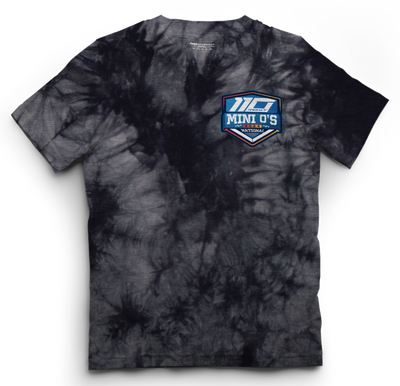110 RACING // MINI O'S TEE YOUTH - SMOKE TIE-DYE