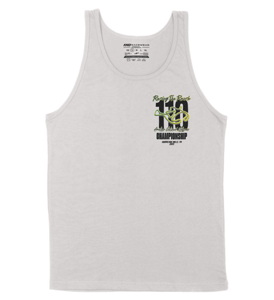 110 RACING // LL25 STAPLE UNISEX TANK - WHITE