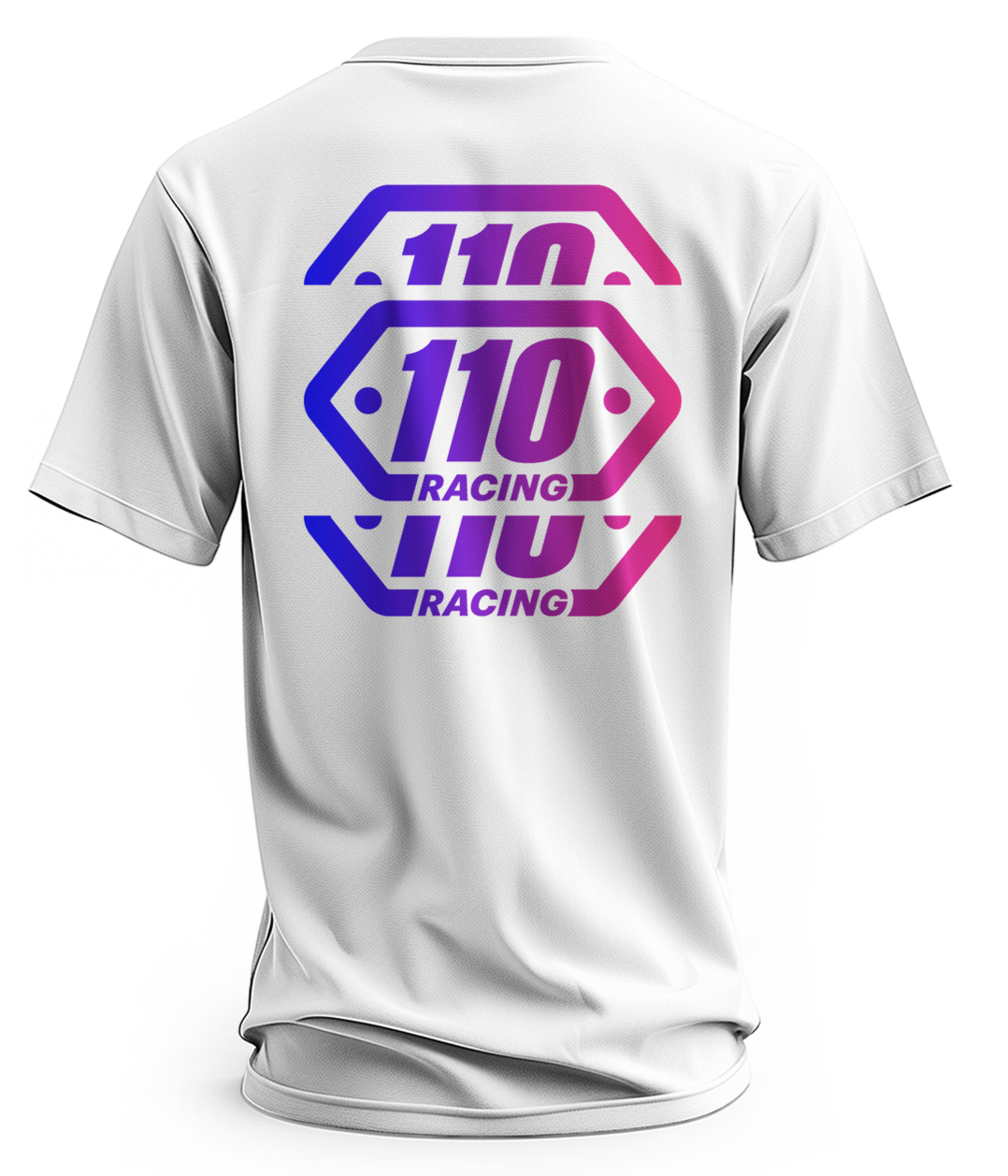110 RACING // ELEVATE TEE ADULT - WHITE