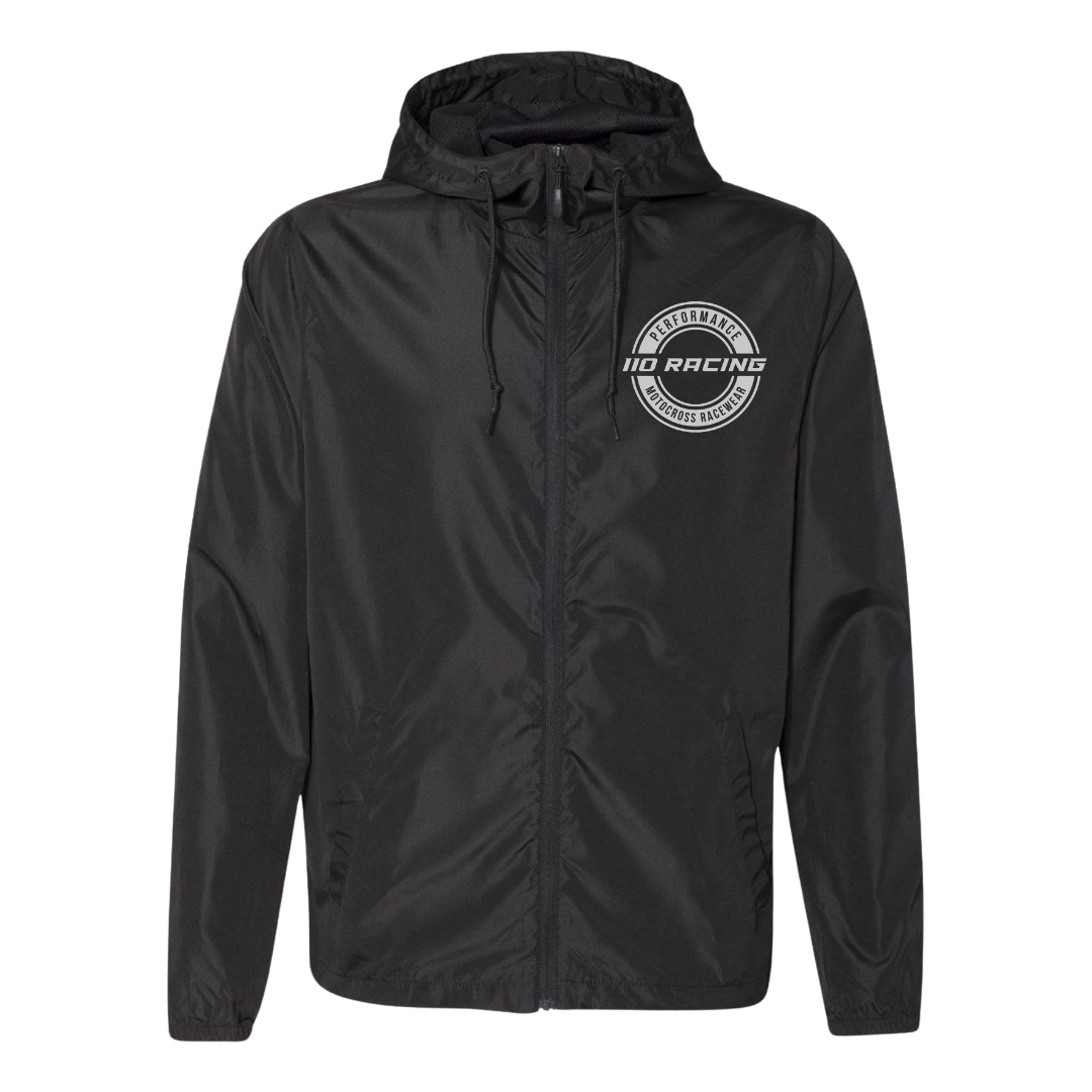 110 RACING // PERFORMANCE WINDBREAKER - BLACK
