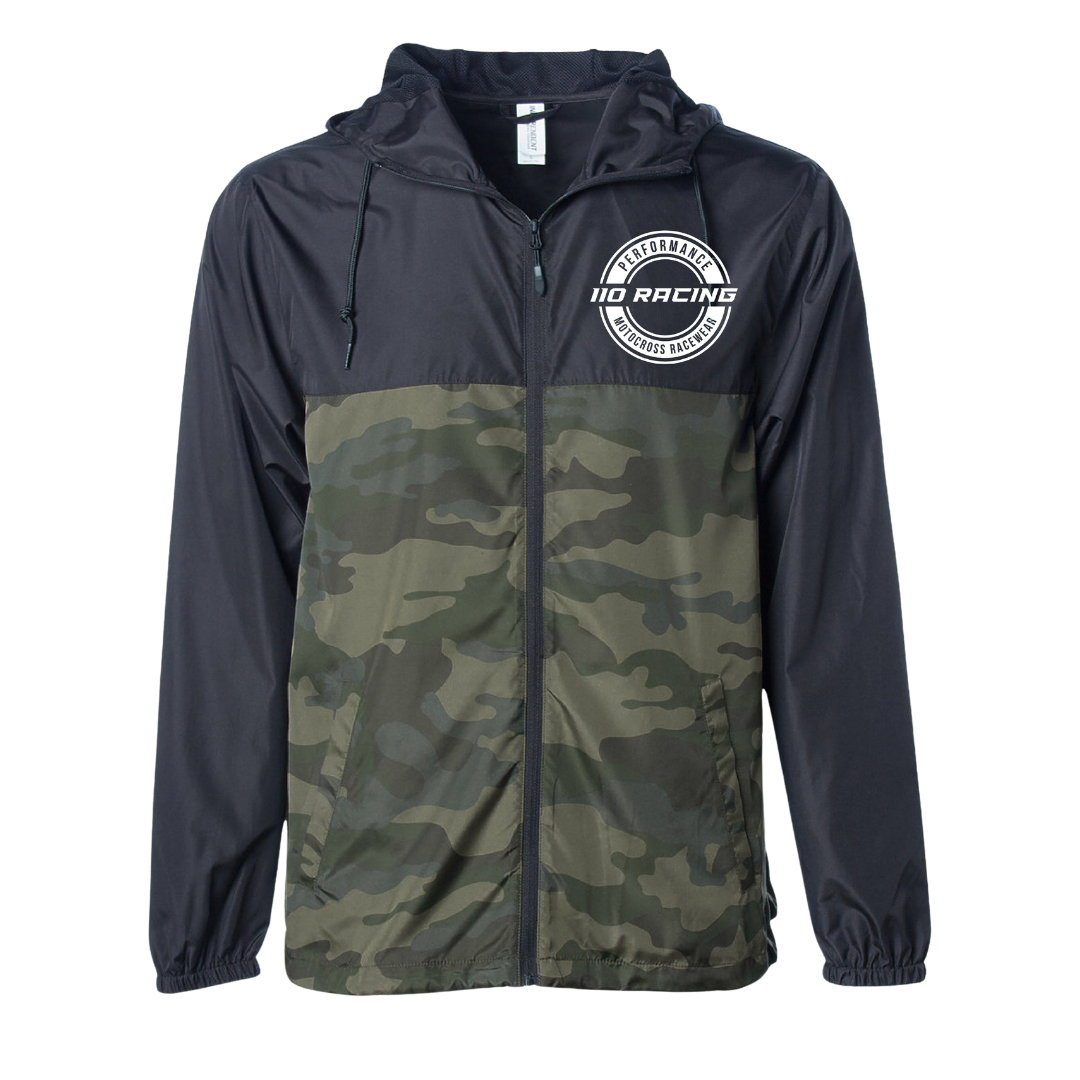 110 RACING // PERFORMANCE WINDBREAKER CAMO - YOUTH