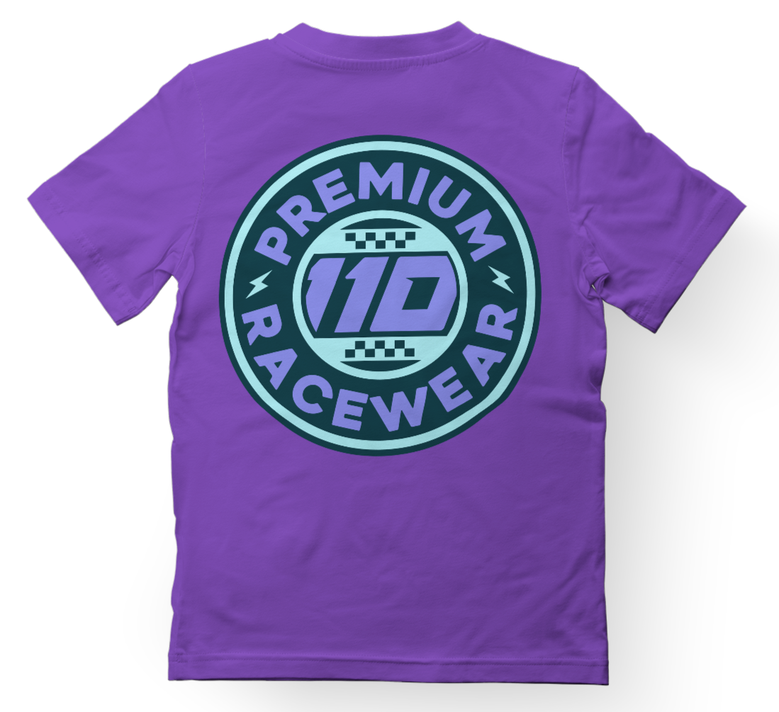 110 RACING // CLASSIC SUMMER TEE YOUTH - PURPLE – 110Racing