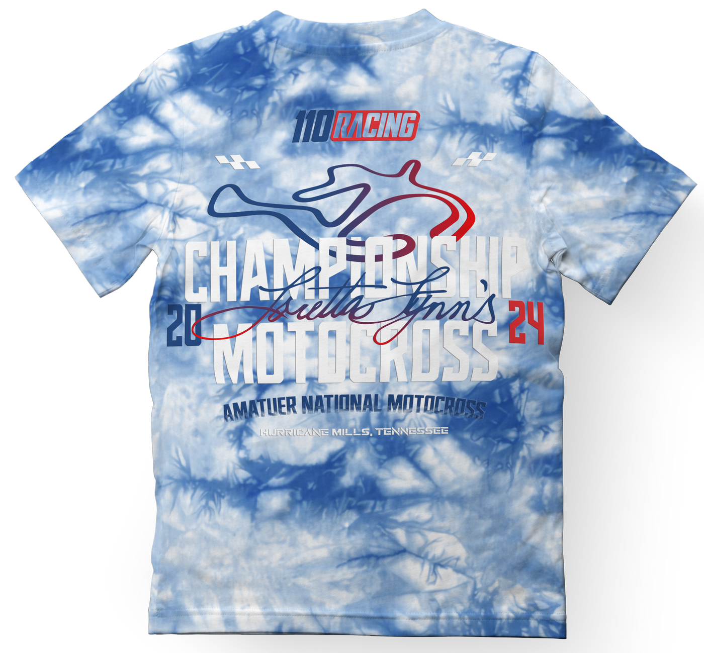 110 RACING // LL24 TIE-DYE TEE YOUTH