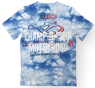 110 RACING // LL24 TIE-DYE TEE YOUTH