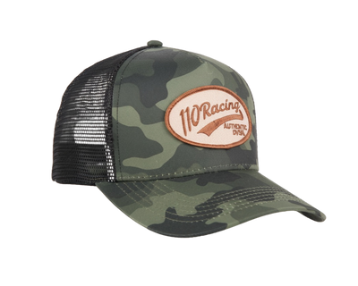 110 RACING // HERITAGE TRUCKER HAT - CAMO