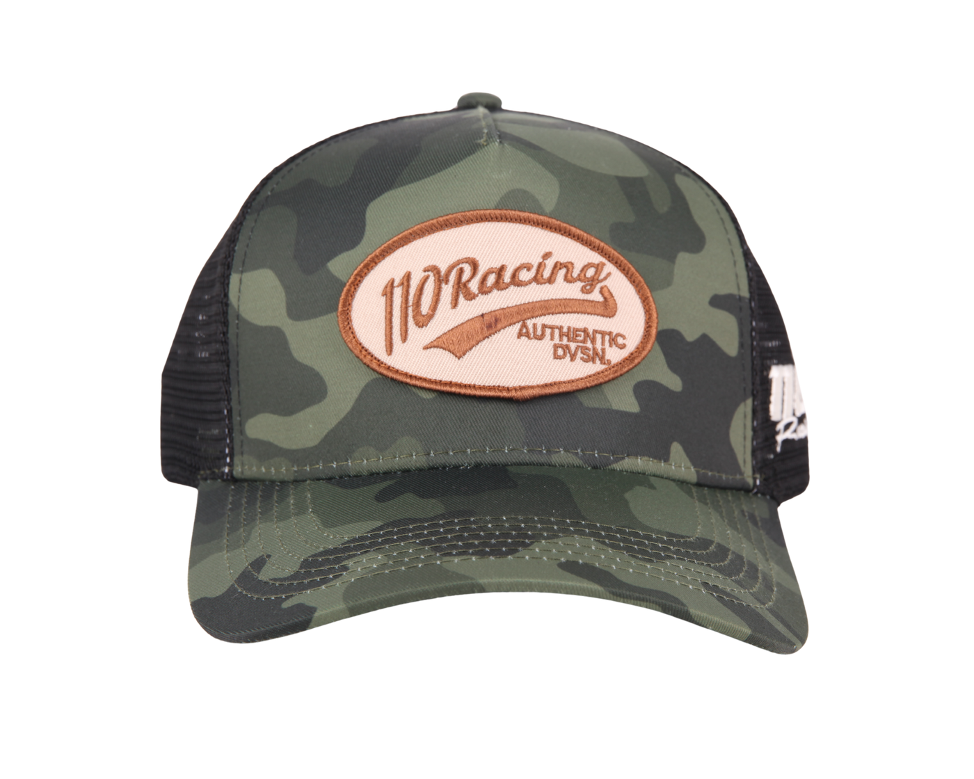 110 RACING // HERITAGE TRUCKER HAT - CAMO