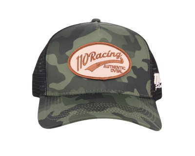 110 RACING // HERITAGE TRUCKER HAT - CAMO