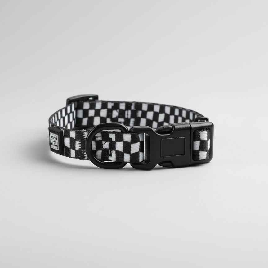 110 RACING // PERFORMANCE CHECKER DOG COLLAR
