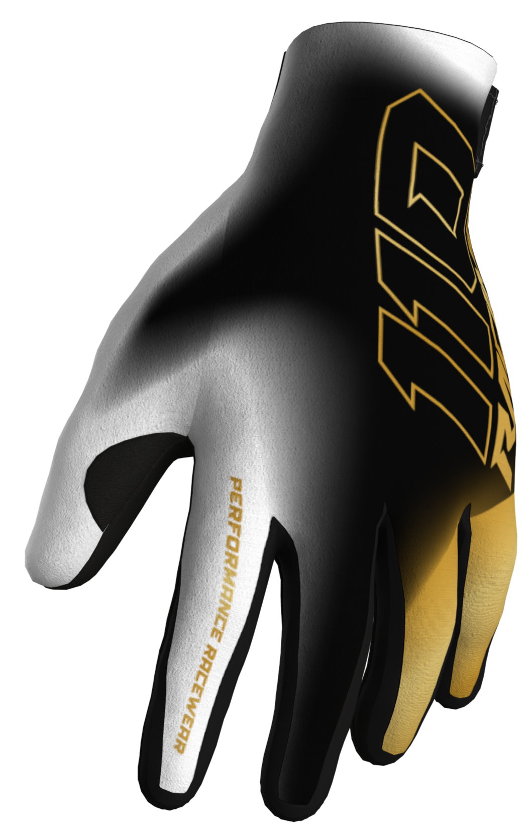 110 RACING // RS24.1 TECHART GLOVE - WHITE/GOLD