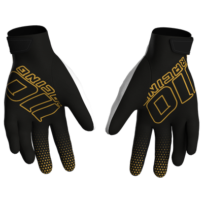 110 RACING // RS24.1 TECHART GLOVE - WHITE/GOLD