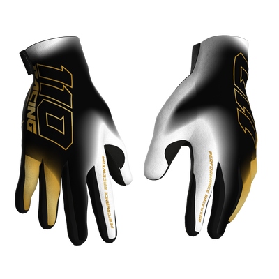 110 RACING // RS24.1 TECHART GLOVE - WHITE/GOLD