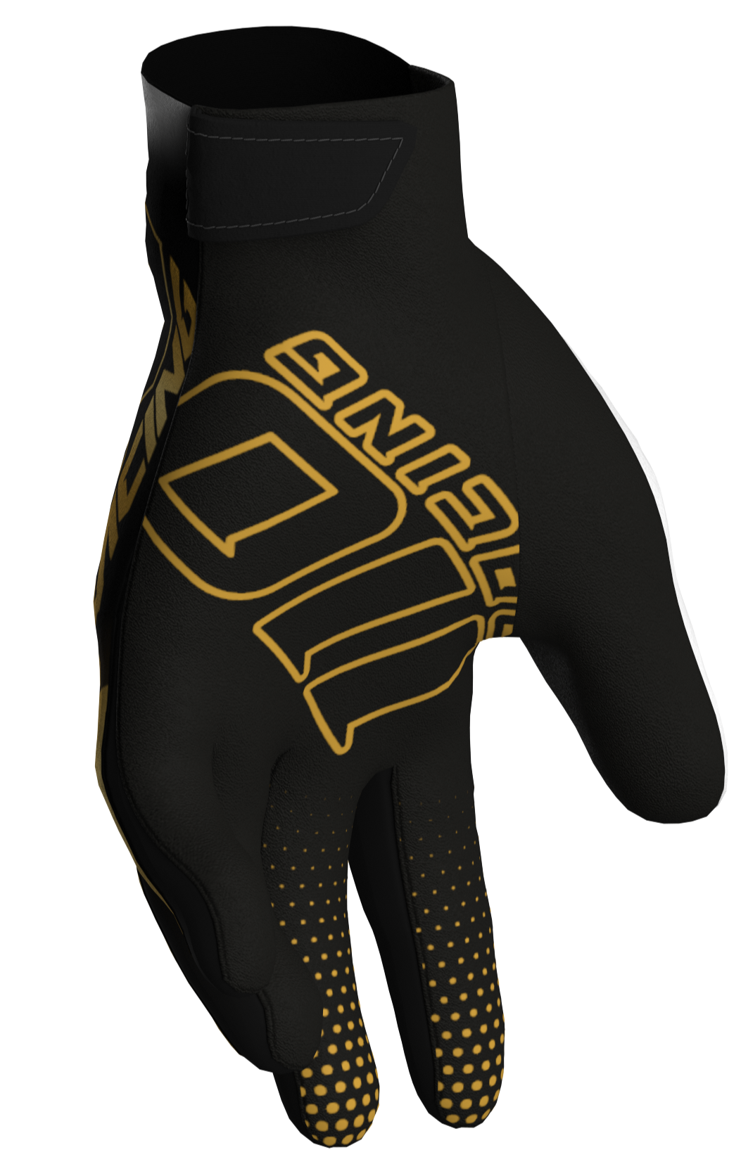 110 RACING // RS24.1 TECHART GLOVE - WHITE/GOLD