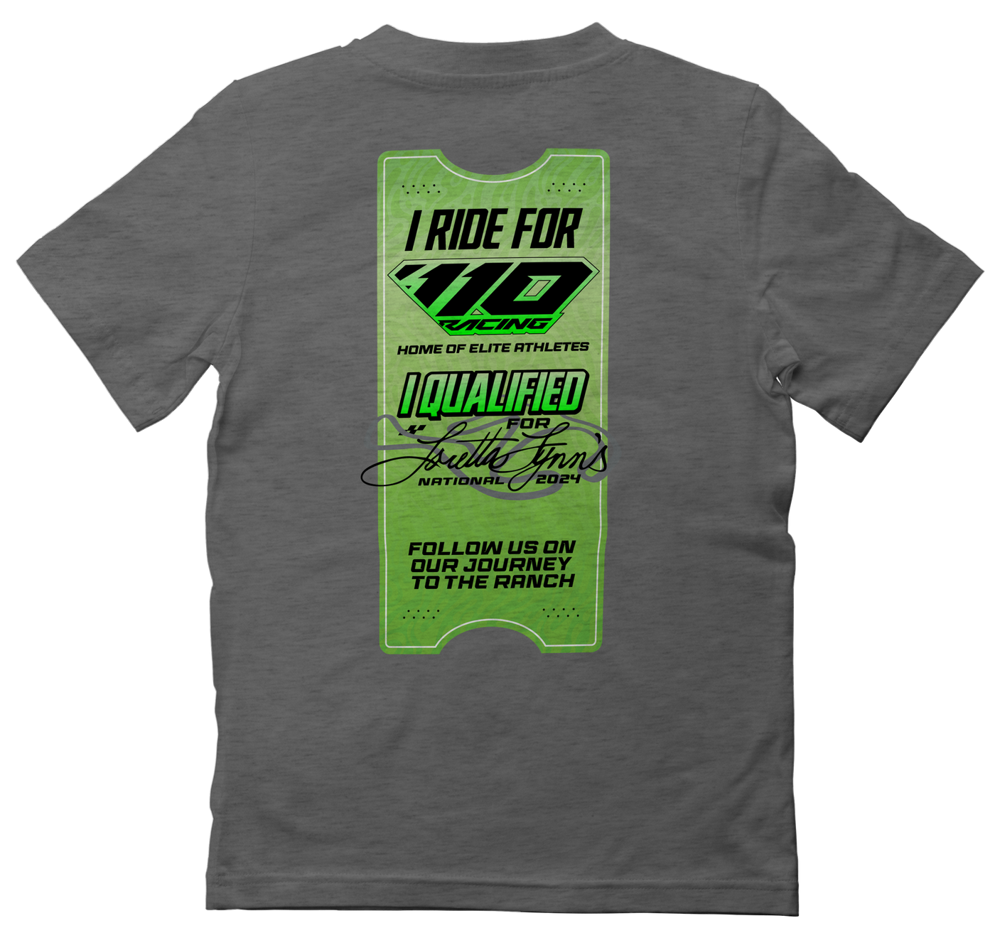 110 RACING // LL24 TICKET TEE YOUTH