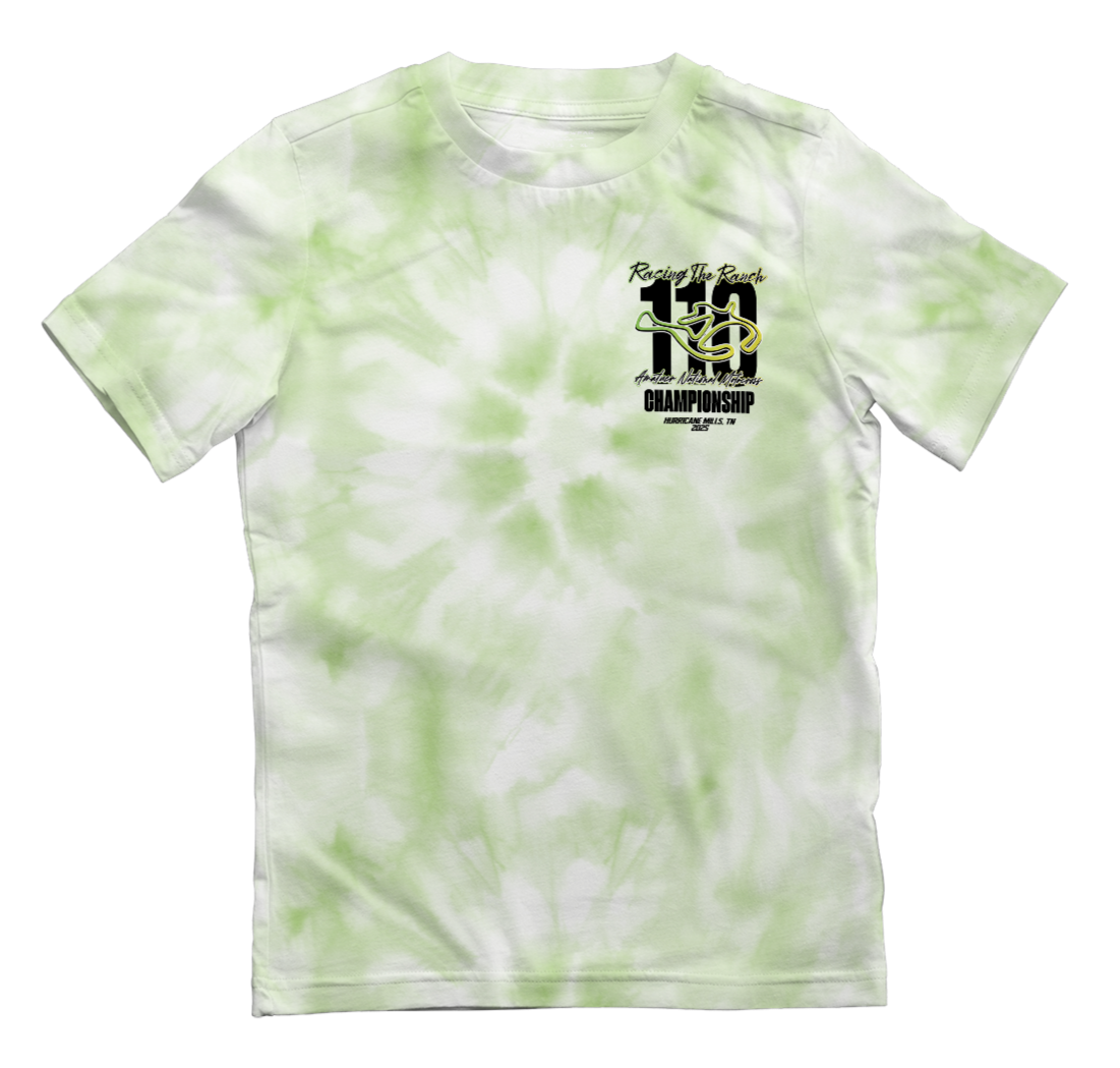 110 RACING // LL25 STAPLE TIE-DYE TEE YOUTH