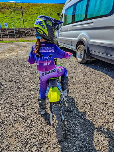 110 RACING // LE23 ICONIC YOUTH PANT - PURPLE