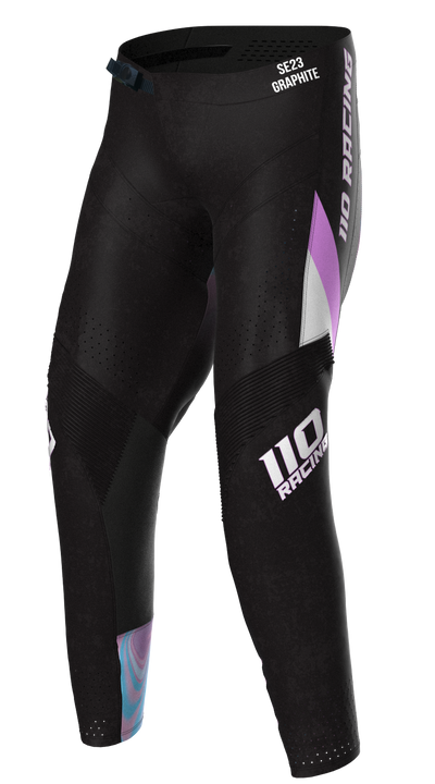 110 RACING // SE23 GRAPHITE YOUTH PANT BLACK/PINK