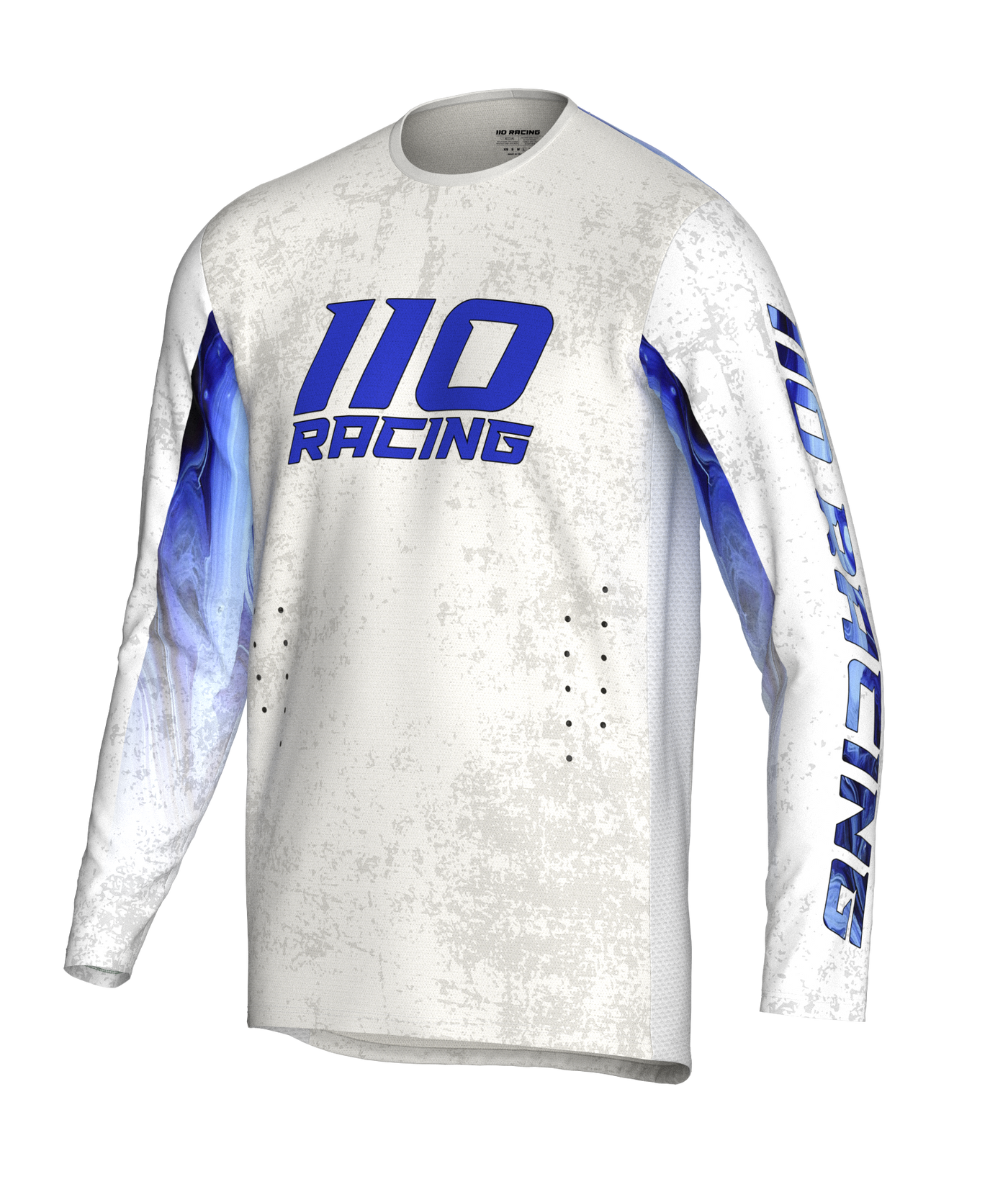 110 RACING // SE23 GRAPHITE WHITE/BLUE