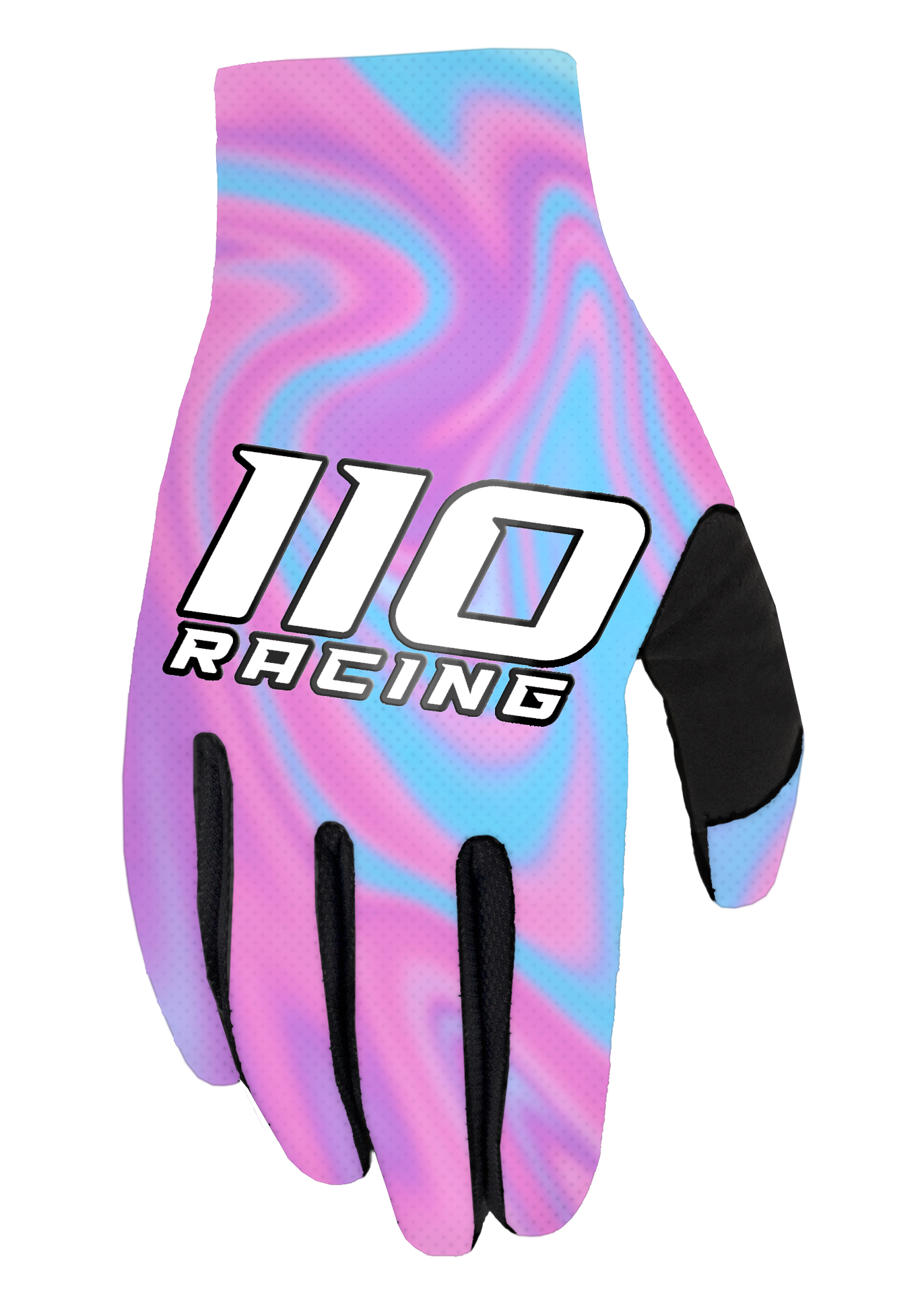 110 RACING // SE23 GRAPHITE YOUTH GLOVE - BLACK/PINK