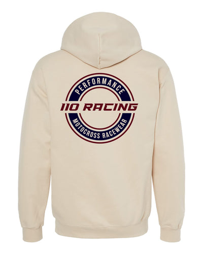 110 RACING // SIGNATURE ADULT HOODIE - SAND