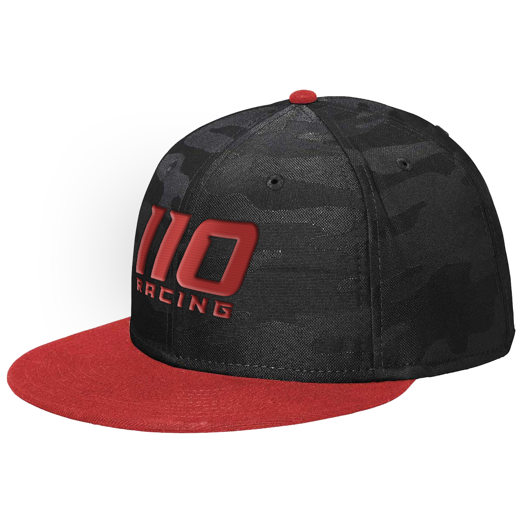 110 RACING // SNAPBACK CAMO HAT