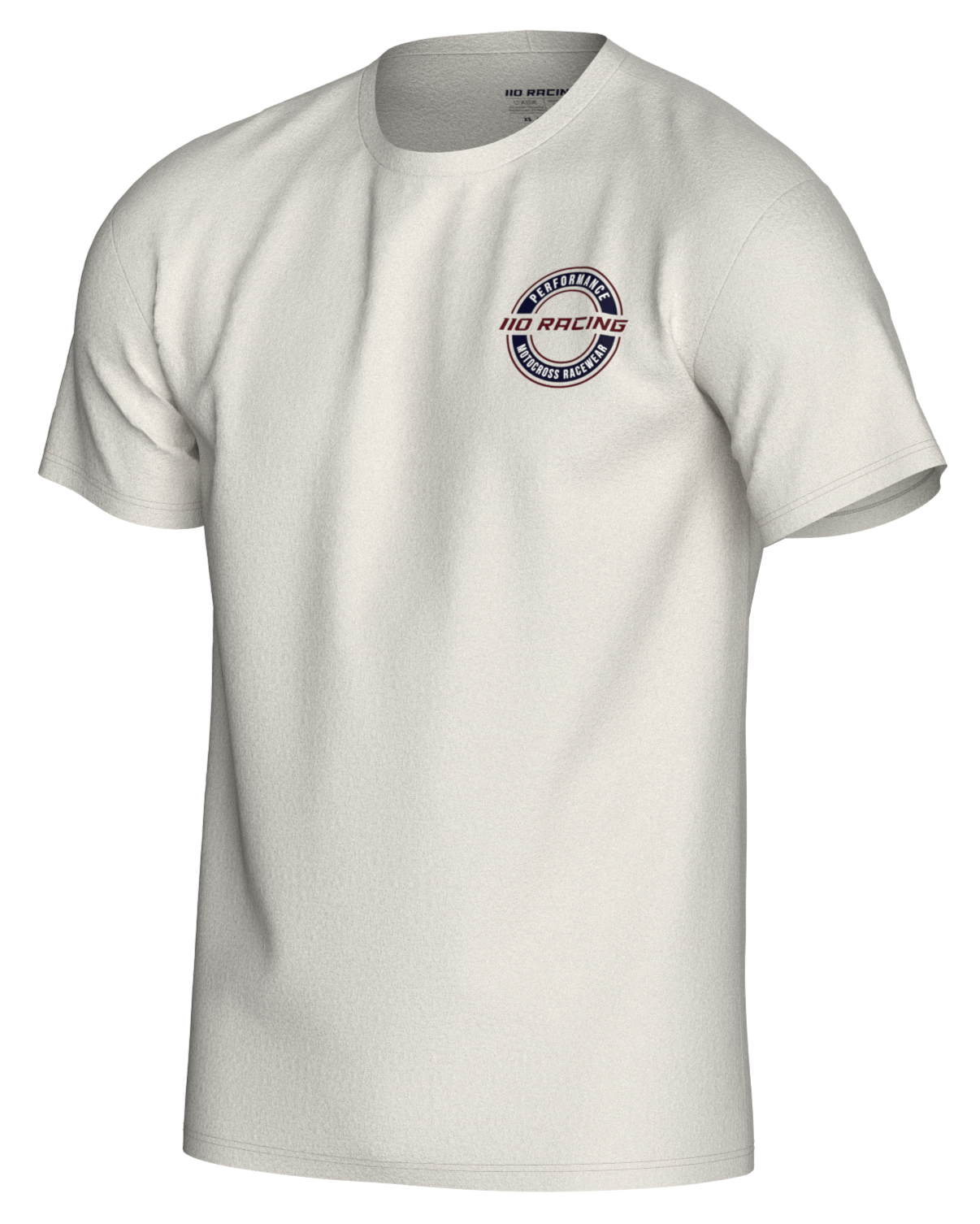 110 RACING // PERFORMANCE TEE ADULT - OATMEAL