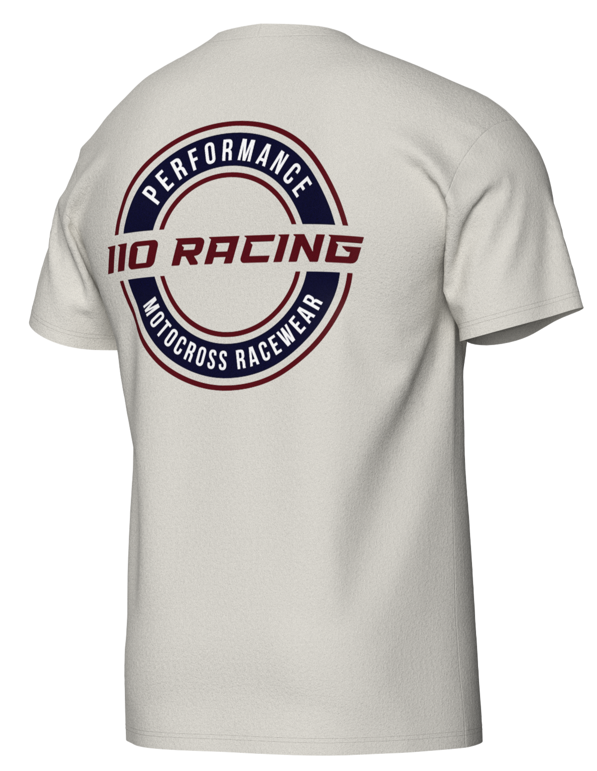 110 RACING // PERFORMANCE TEE ADULT - OATMEAL