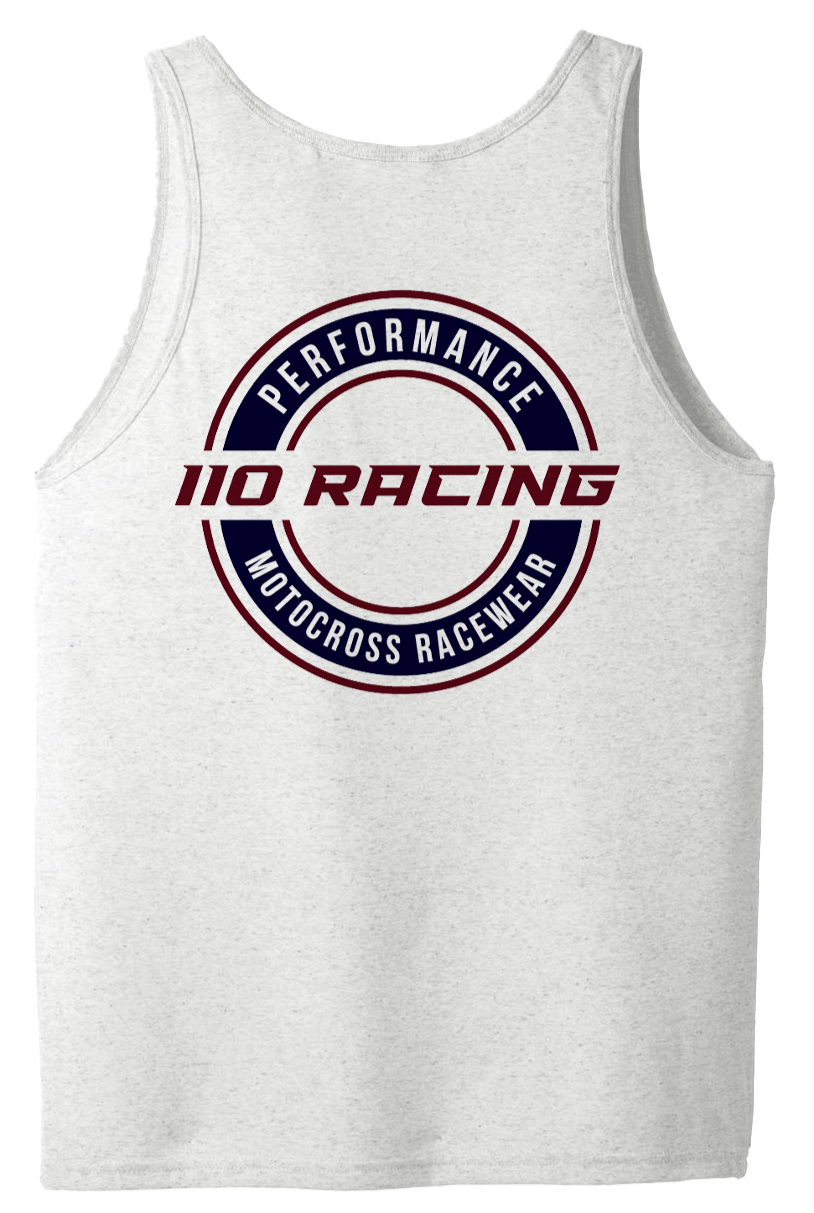 110 RACING // PERFORMANCE TANK ADULT - OATMEAL