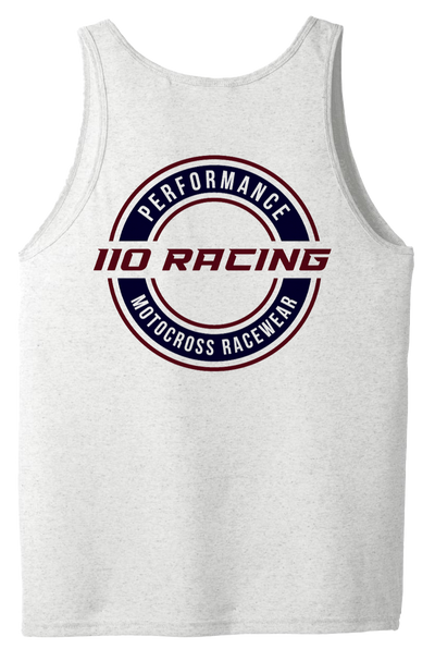 110 RACING // PERFORMANCE TANK ADULT - OATMEAL